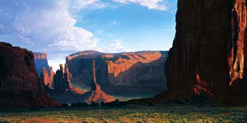 Mark Weber Hand Signed & Number Limited Edition Canvas Giclee:" Distant Gathering"