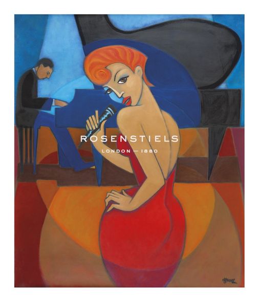 Marsha Hammel Hand Numbered Limited Edition Print on Paper :"Julie, Baby, You're my Flame"