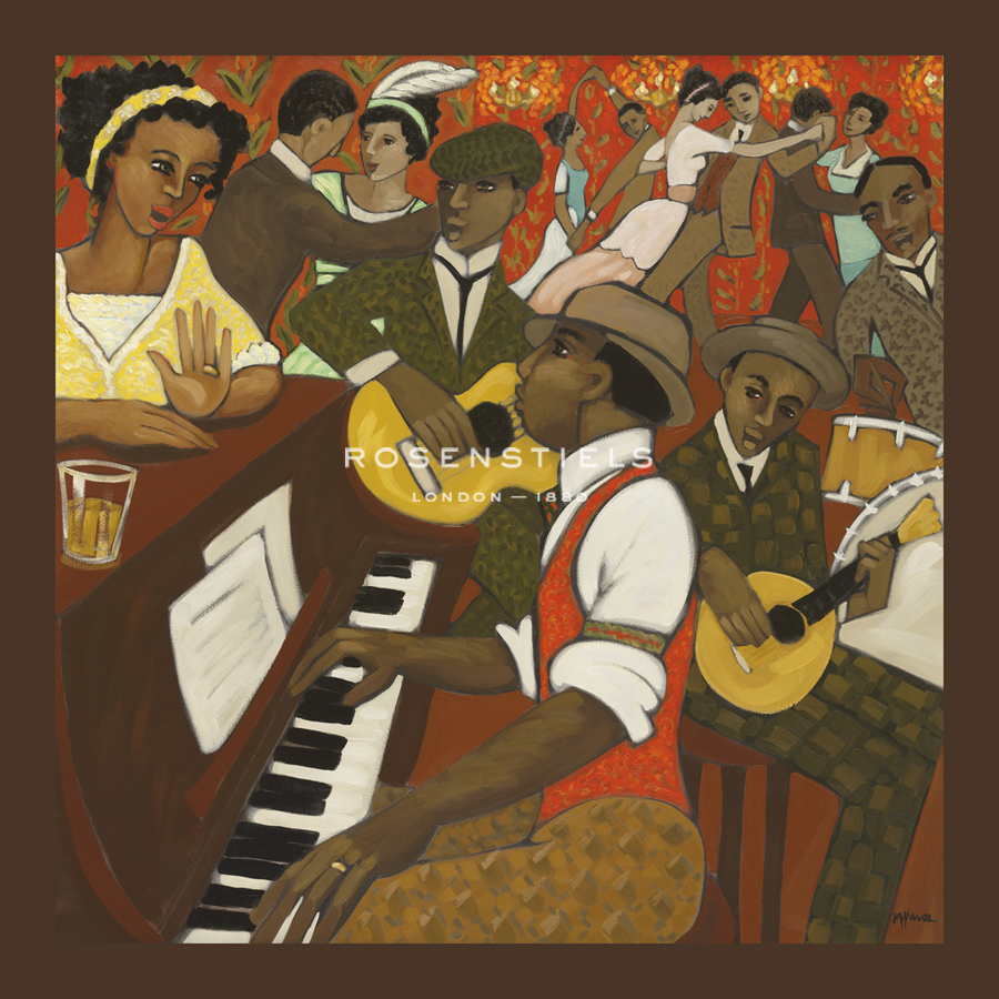 Marsha Hammel Hand Numbered Limited Edition Print on Paper :"Ragtime - Scott Joplin"
