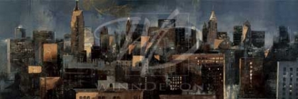 Marti Bofarull Limited Edition Hand-Embellished Giclee on Canvas:"Early Night"
