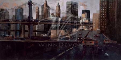 Marti Bofarull Limited Edition Hand-Embellished Giclee on Canvas:"I Will Be In Manhattan I"