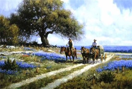 MARTIN GRELLE 12X16 Secondary Market Art: "SWEET SMELL SPRING"