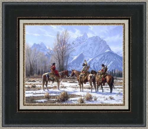 Martin Grelle 22 x 26 Canvas Giclee Art:"Eagle Prayer"