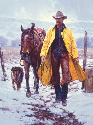 MARTIN GRELLE 24X18 Secondary Market Art: "CALLIN IT A DAY GCNV"