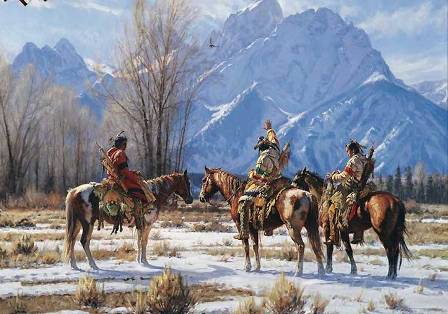MARTIN GRELLE 60X48 Secondary Market Art: "EAGLE PRAYER GCNV"