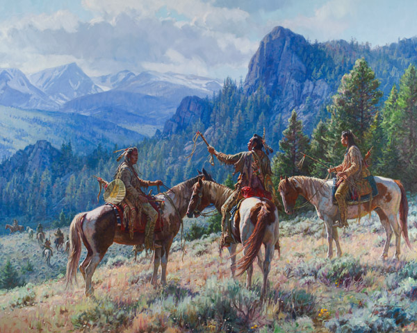 Martin Grelle Artist Hand Signed and Numbered Limited Edition Canvas Giclee:"Strategies"