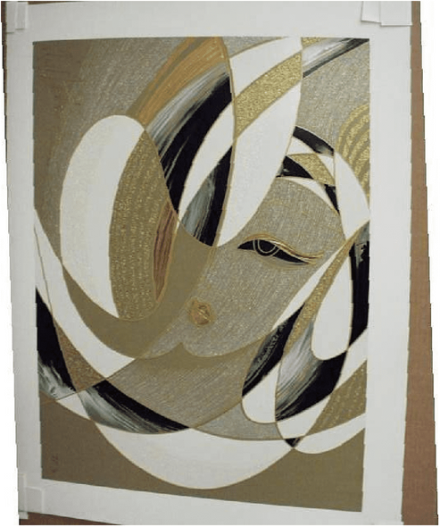 Martin Martiros Artist Signed Limited Edition Serigraph on paper:"Dance Of Flakes"