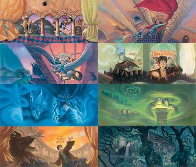 Mary GrandPre Limited Edition Art: Harry Potter Limited Edition Deluxe Book  Cover Art Set - Harry Potter - JK Rowling