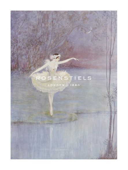 Marygold Hand Numbered Limited Edition Print on Paper :"The Swan Dance"