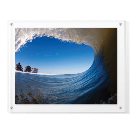 Matt Lusk Limited Edition Ready to Hang Giclee on Clear Acrylic: "Barrel"