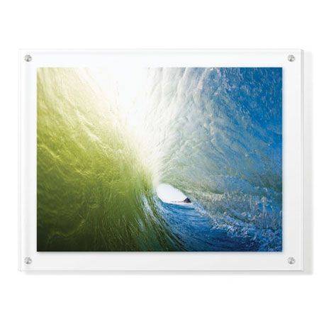 Matt Lusk Limited Edition Ready to Hang Giclee on Clear Acrylic: "Greenroom"
