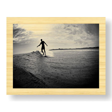Matt Lusk Limited Edition Ready to Hang Giclee on Sustainable Bamboo: "Longboard"