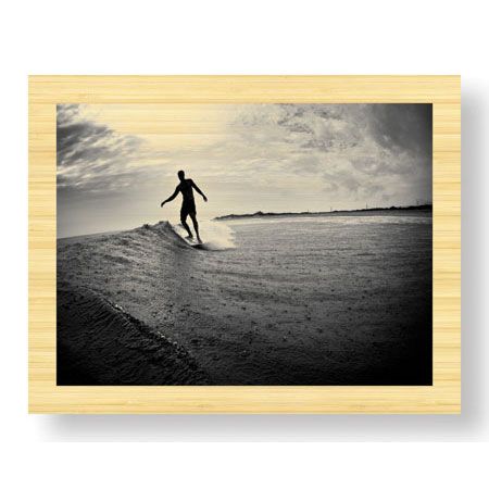 Matt Lusk Limited Edition Ready to Hang Giclee on Sustainable Bamboo: "Longboard"