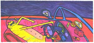 Matt Rinard Hand Signed and Numbered Limited Edition Print:"Cool Cat"