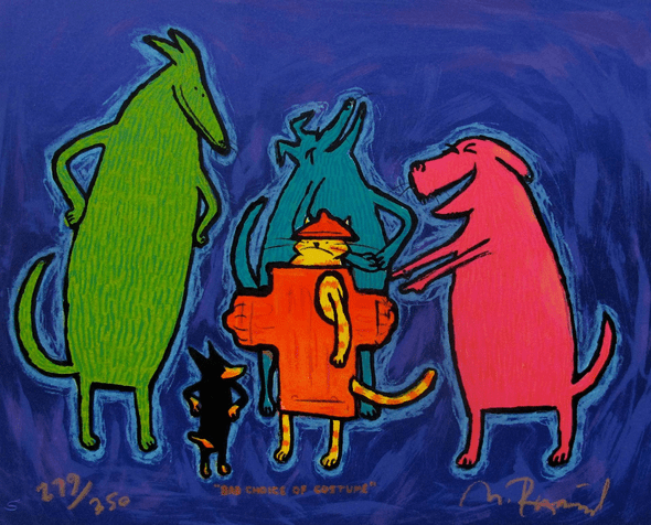 Matt Rinard Hand Signed Limited Edition Lithograph:"Bad Choice Of Costume"
