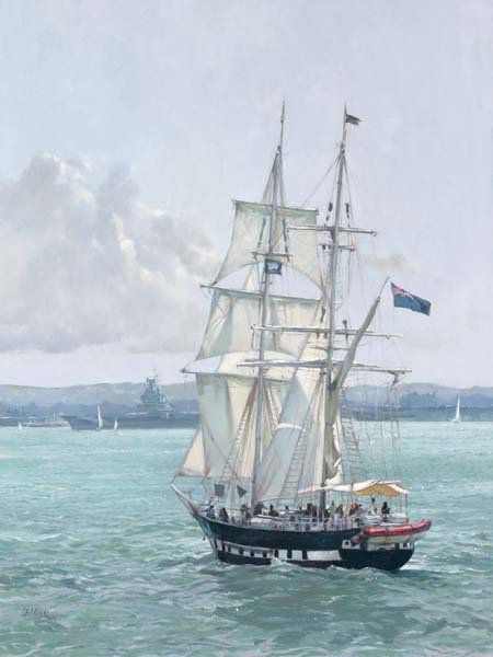 Matthew Hillier Hand Signed and Numbered Limited Edition Giclee on Canvas: "Royal Excursion"