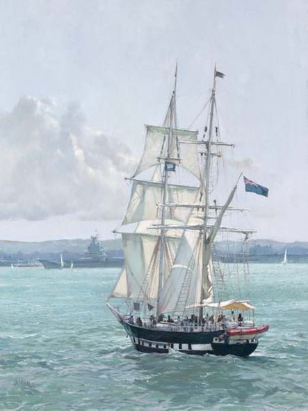 Matthew Hillier Hand Signed and Numbered Limited Edition Giclee on Canvas: "Royal Excursion"