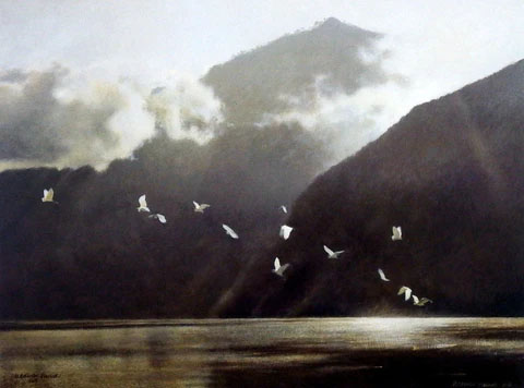 Matthew Hillier Print-Signed and Numbered:"Land of the Dragon"