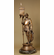 Maurice Favre Handcrafted Solid Bronze Sculpture:"Knight in Armor, with Banner Right"