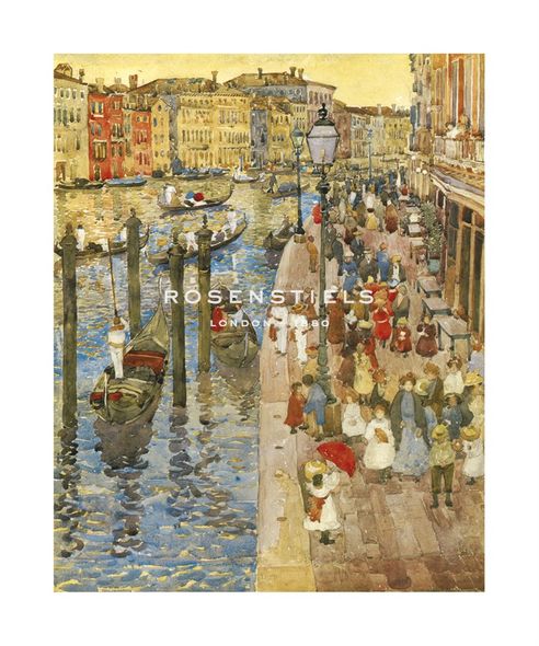 Maurice Prendergast Hand Numbered Limited Edition Print on Paper :"The Grand Canal"