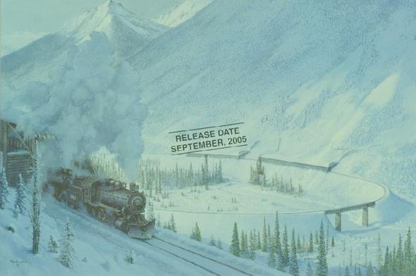 MAX JACQUIARD 20X30 Secondary Market Art: "LOOPS ROGERS PASS GCNV"