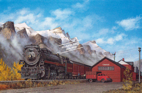 MAX JACQUIARD 29X43 Secondary Market Art: "CANMORE STATION GCNV"