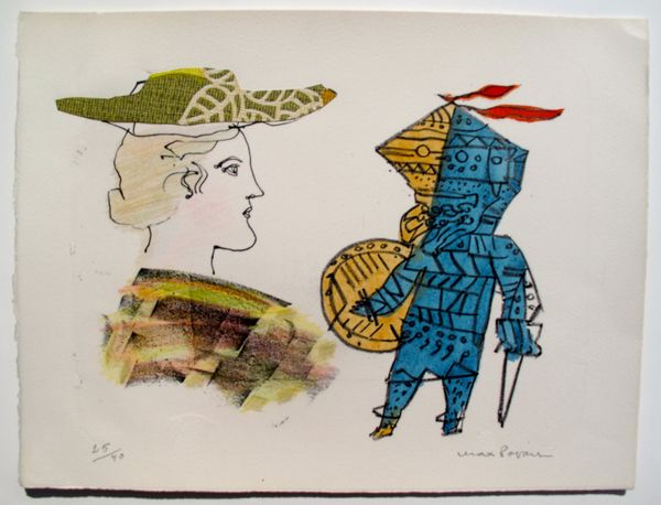 Max Papart Limited Edition Hand Signed Etching:"A Scottish Girl II"