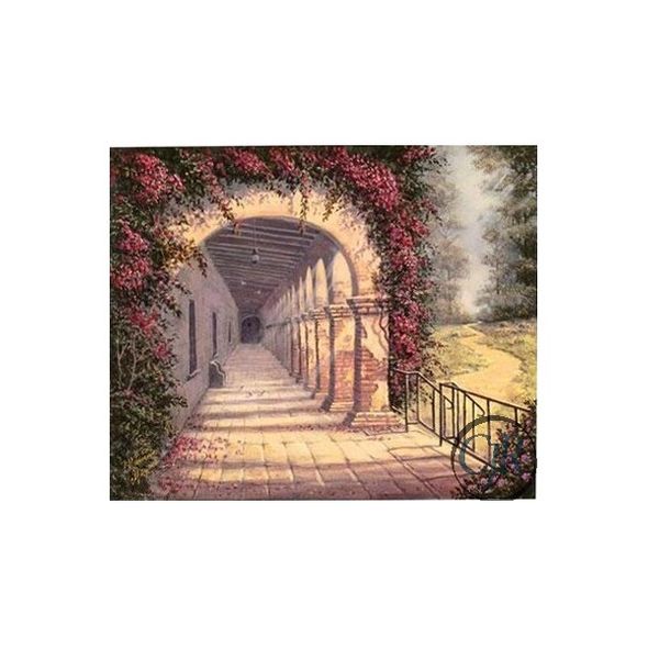 Meyer Giclee on Canvas; Hand Signed by the Artist: "Morning at San Juan Mission"