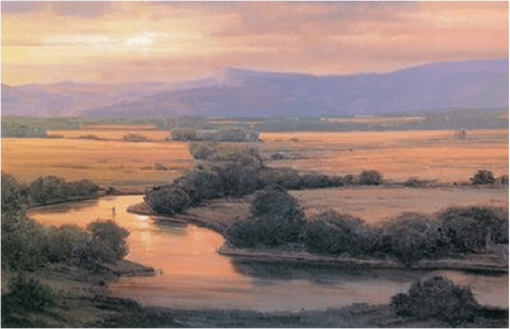 Michael Albrechtsen Artist Signed Limited Edition Giclee on Canvas:"Time Alone"