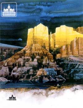MICHAEL ATKINSON 21X28 Secondary Market Art: "STARLIGHT CANYON"