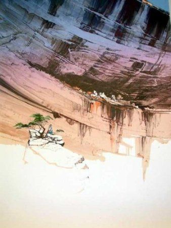 MICHAEL ATKINSON 26X36 Secondary Market Art: "ANASAZI SHADOWS SR"