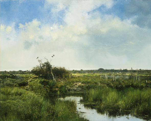 Michael Coleman Hand Signed and Numbered Limited Edition Giclee:"Summer Pasture"
