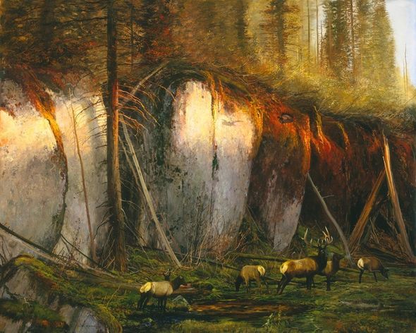 Michael Coleman Hand Signed and Numbered Limited Edition Giclee:"Under Silent Wings"