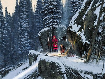 Michael Coleman Handsigned & Numbered Giclee Limited Edition Print:"In The Bitteroots"