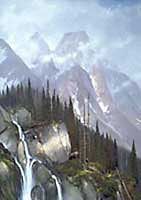 Michael Coleman Handsigned & Numbered Giclee Limited Edition Print:"Mountain Majesty-Grizzly"