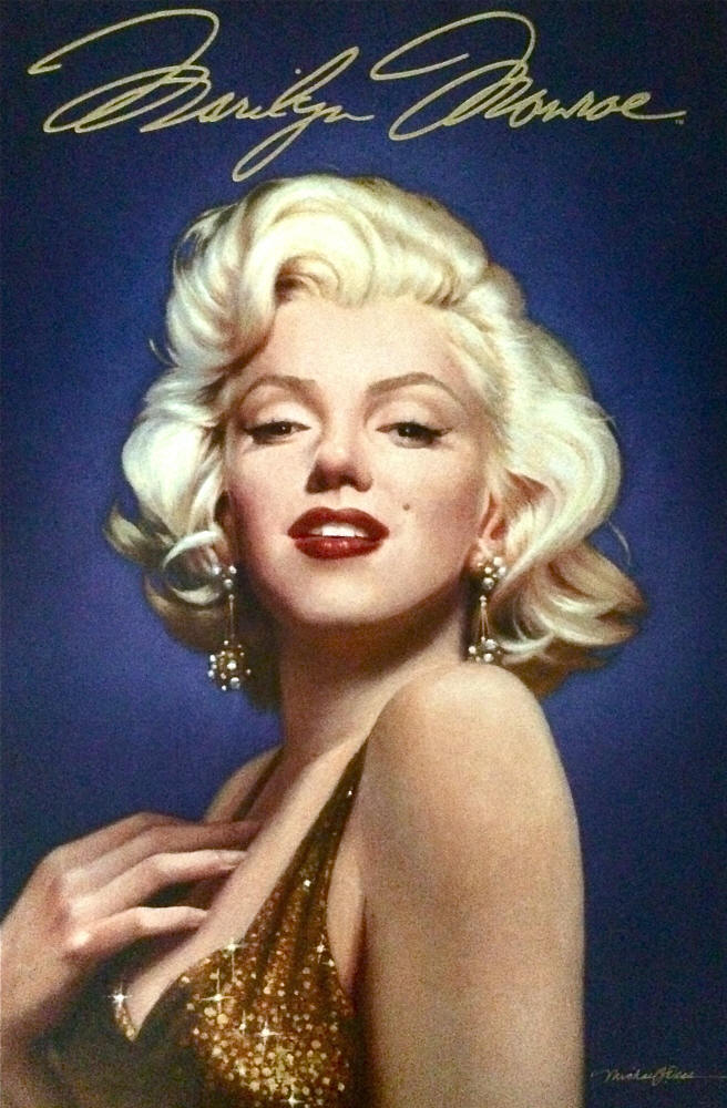 Michael Deas Signed by the Artist Open Edition Paper Lithograph:"Marilyn Monroe"