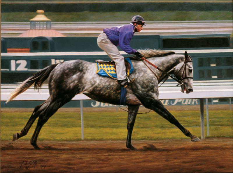 Tim Cox Artist Signed & Numbered Limited Edition Canvas "Silver Charm"
