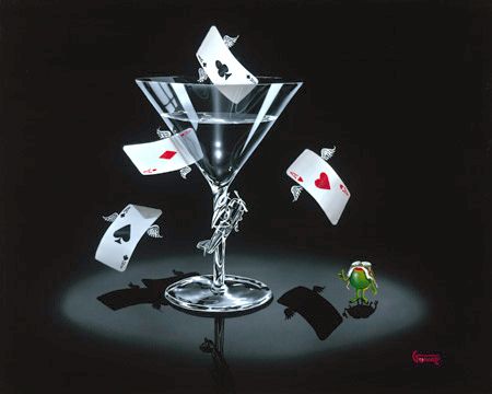 MICHAEL GODARD 18X22 Secondary Market Art: "FLYING ACES GCNV"