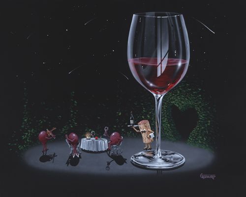 MICHAEL GODARD 22x17 Secondary Market Art: "GETTING LUCKY GCNV"