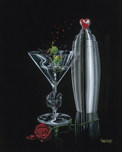 MICHAEL GODARD 28X35 Secondary Market Art: "JUMP RIGHT IN GCNV"