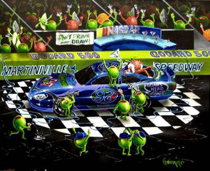MICHAEL GODARD 28X35 Secondary Market Art: "NASBAR II GCNV"