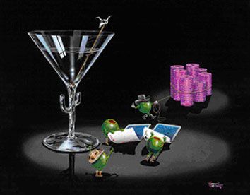 MICHAEL GODARD 28X35 Secondary Market Art: "POCKET ROCKETS GCNV"