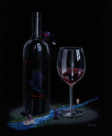 MICHAEL GODARD 28X35 Secondary Market Art: "SECRET RESERVE GCNV"