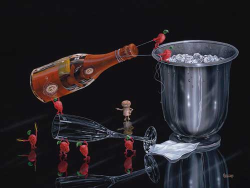 MICHAEL GODARD 28X38 Secondary Market Art: "PREPARE PERFECT GCNV"