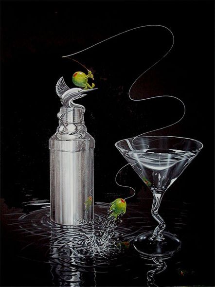 MICHAEL GODARD 38X28 Secondary Market Art: "MARLIN MARTINI GCNV"