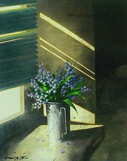 Michael Gorban Handsigned and Numbered Limited Edition Canvas Giclee:"Shades of Winter"