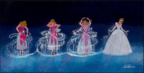 Arienne Boley Limited Edition Gallery Wrap Canvas Giclee:"Bibbidi-Bobbidi-Boo!"