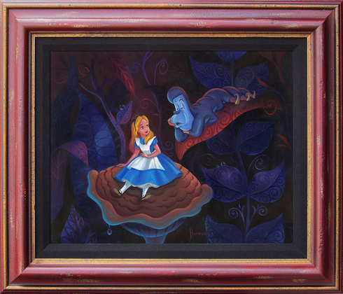 Michael Humphries Original Art with Free Framing:"And Who Are You - Cheshire Cat" Michael Humphries Original Art with Free Framing:"And Who Are You - Cheshire Cat"