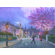 Michael Humphries Signed Disney Ltd Ed Gallery Wrap Canvas Giclee:"Cherry Tree Lane" 