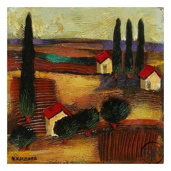 Michael Kerzner Oil on Canvas:"Untitled Original 9"